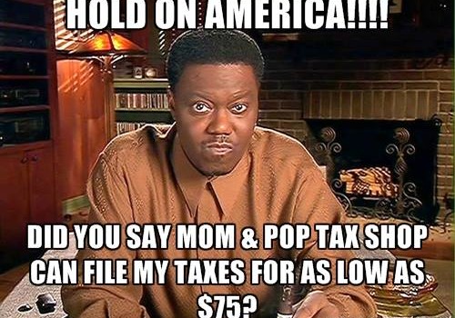 E-file your taxes w/ Mom and Pop Tax Shop!